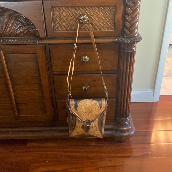 Leather Mexican bag - Picture 2 of 6